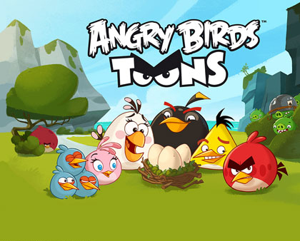 angry birds toons cover دانلود فصل اول انیمیشن Angry Birds Toons 2013